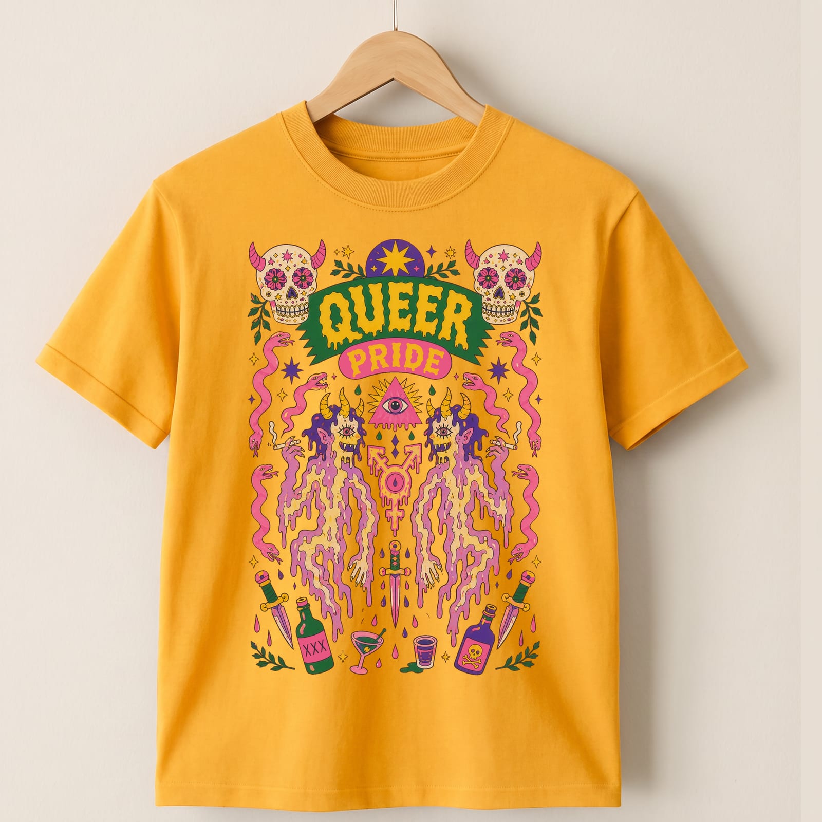 Queer Pride ‑ Unisex T‑Shirt — Daisy product view