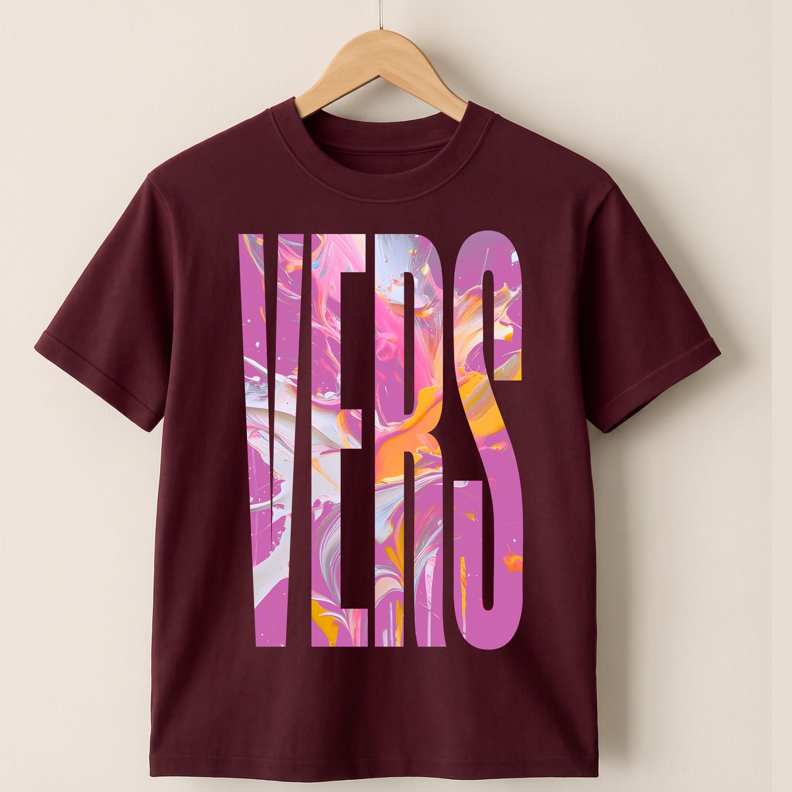 Vers ‑ Unisex T‑Shirt — Maroon product view