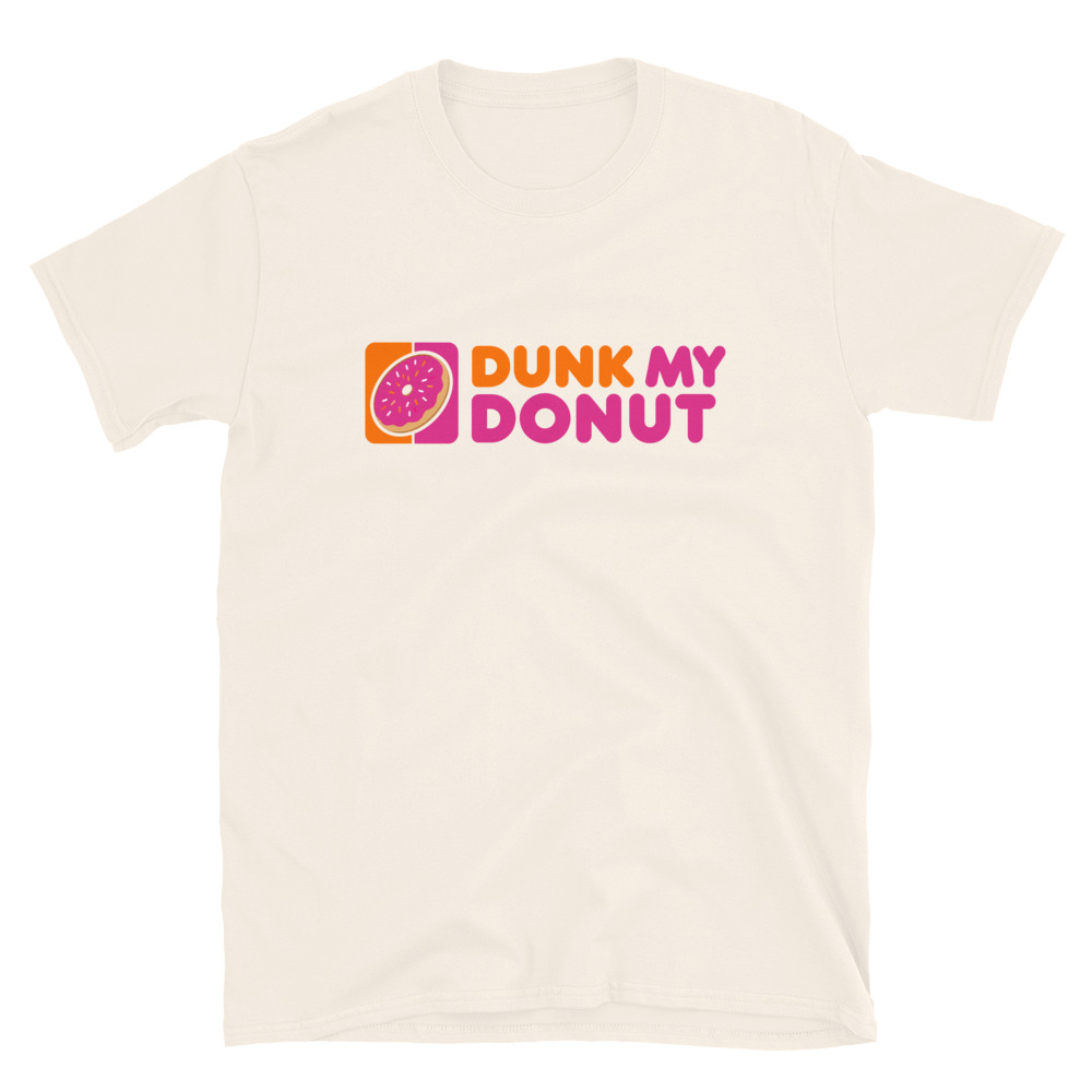 Dunk My Donut ‑ Unisex T‑Shirt — Natural product view