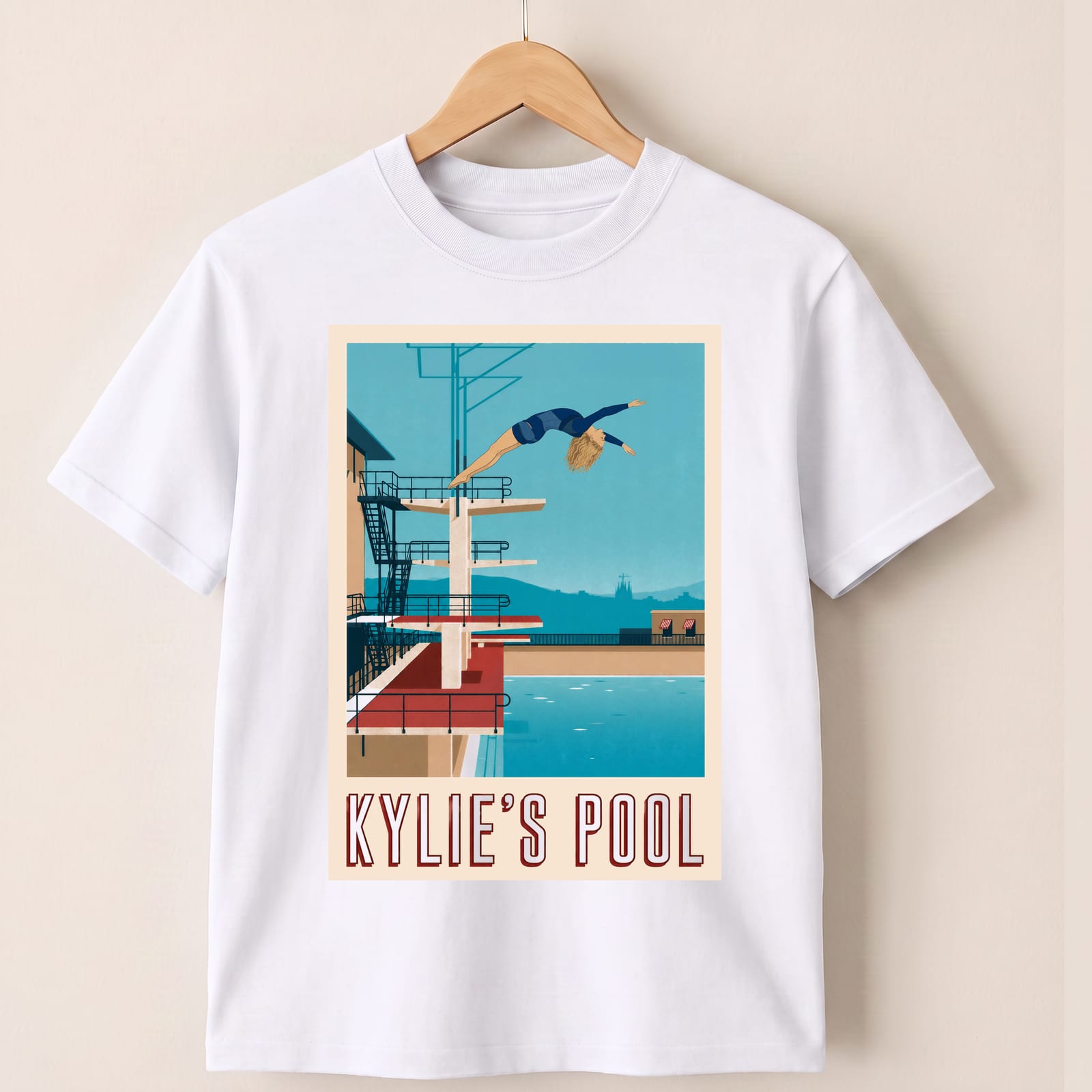 Kylie's Pool ‑ Unisex T‑Shirt — White product view